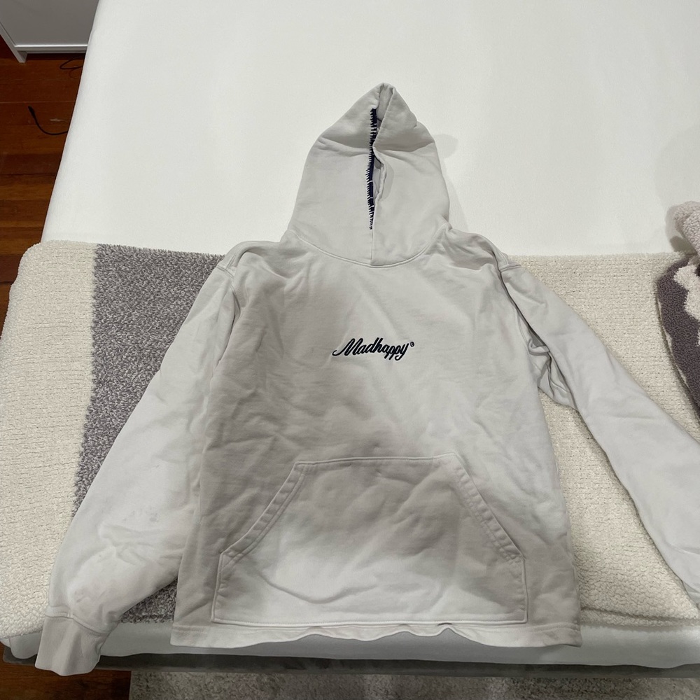 Madhappy off white basic hoodie sweatshirt small